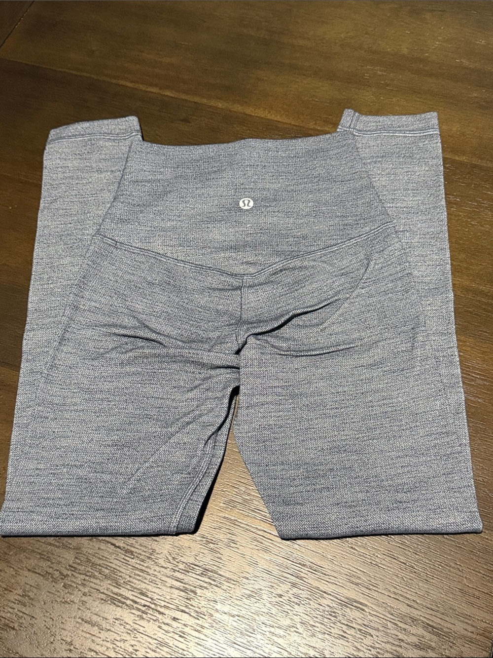 Lululemon High-Waist Grey Heather Leggings